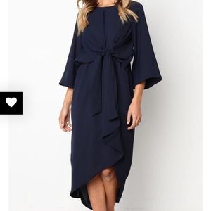 Knot-tie Ankle Maxi Dress
